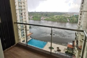 Uitzicht vanuit accommodatie