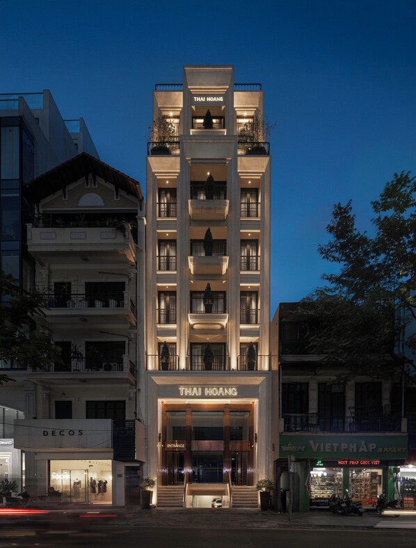 Fassade der Unterkunft