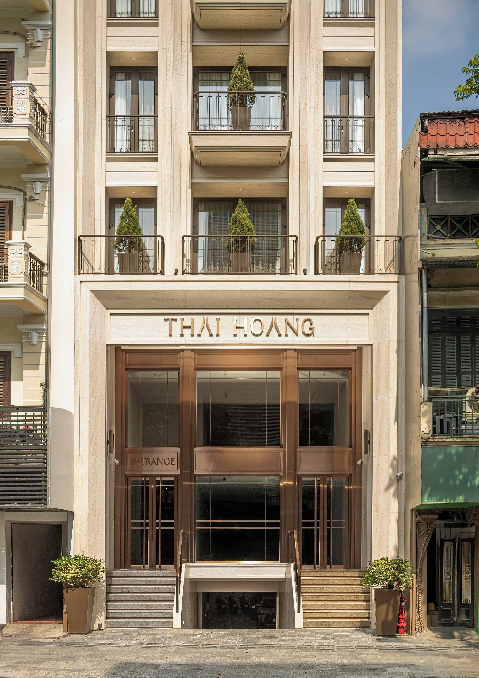 Façade de l’hébergement