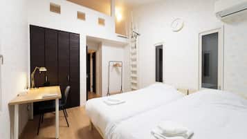 Family Villa, 3 Bedrooms, Balcony, City View | Hypo-allergenic bedding, desk, laptop workspace, blackout drapes