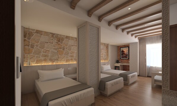 خزنة داخل الغرفة ومكتب ومساحة عمل للكمبيوتر المحمول وتجهيزات عازلة للصوت