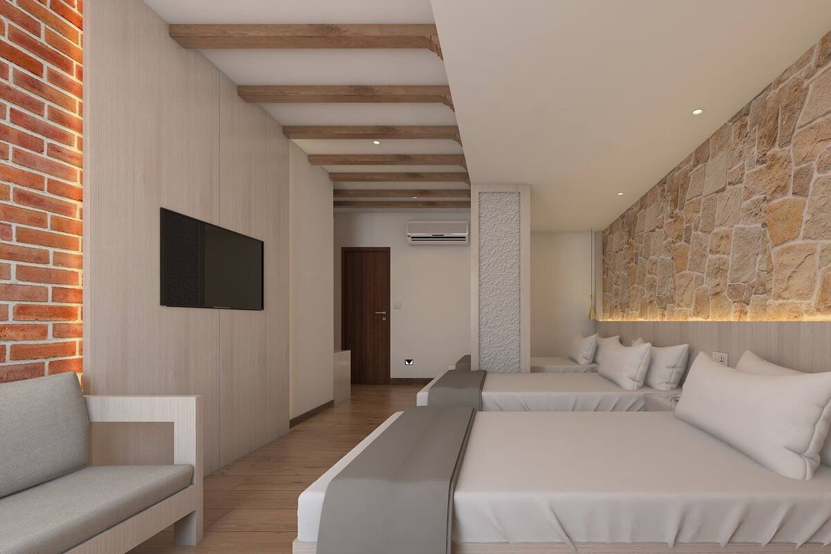 Caja de seguridad en la habitación y escritorio