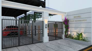 Fassade der Unterkunft