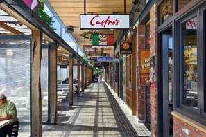 View from property - Walk to Stadium · CBD 2BR 2Bath Townhouse+ Private Parking- JJHome (Christchurch)