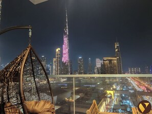 Luxury Apartment, Balcony, Pool View | Iron/ironing board, free WiFi - Vogue Downtown Vida Res near BurjKhalifa (Dubai)