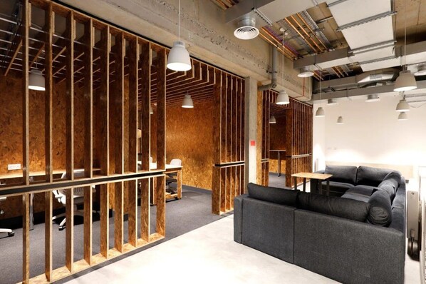 Sala de estar en el lobby