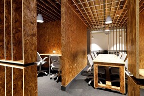 Sala de estar en el lobby