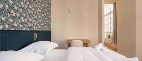 1 bedroom, internet, bed sheets