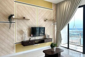 Living area - Bora, Frelories Seaview Suite by Antlerzone (Johor Bahru)