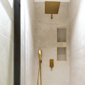 Shower, hair dryer