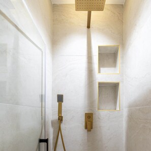 Shower, hair dryer