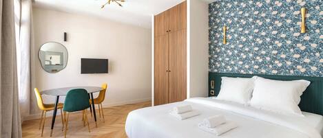 1 chambre, accès Internet, draps fournis