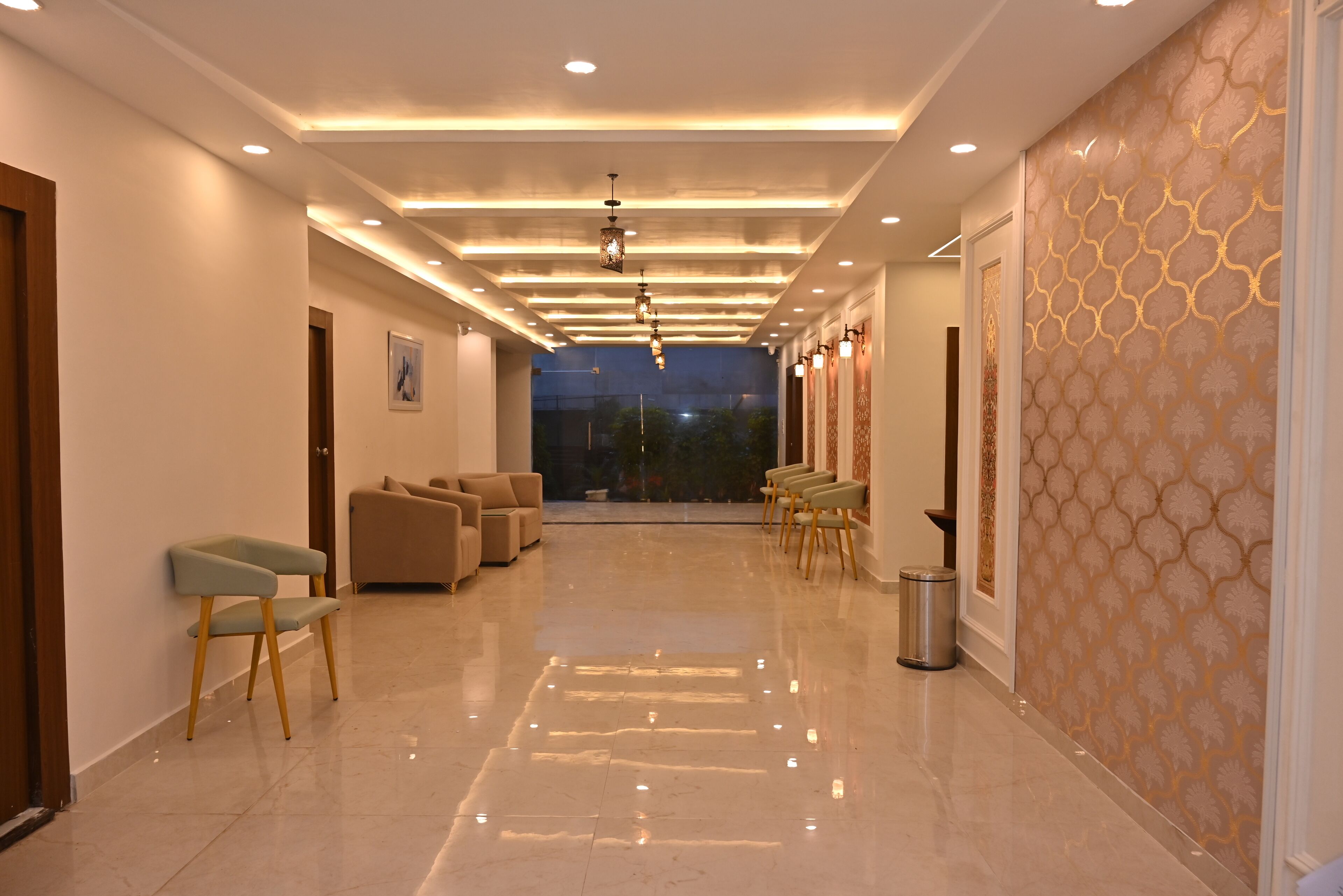 Zona de estar del vestíbulo