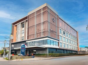 Voorkant van accommodatie