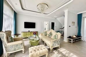 Living area - West Phu Quoc 4BR beachfront villa with private pool (Phu Quoc Island)