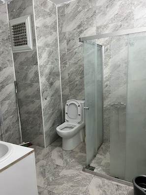 Classic Condo, Balcony, Sea View | Bathroom | Shower, hair dryer, towels