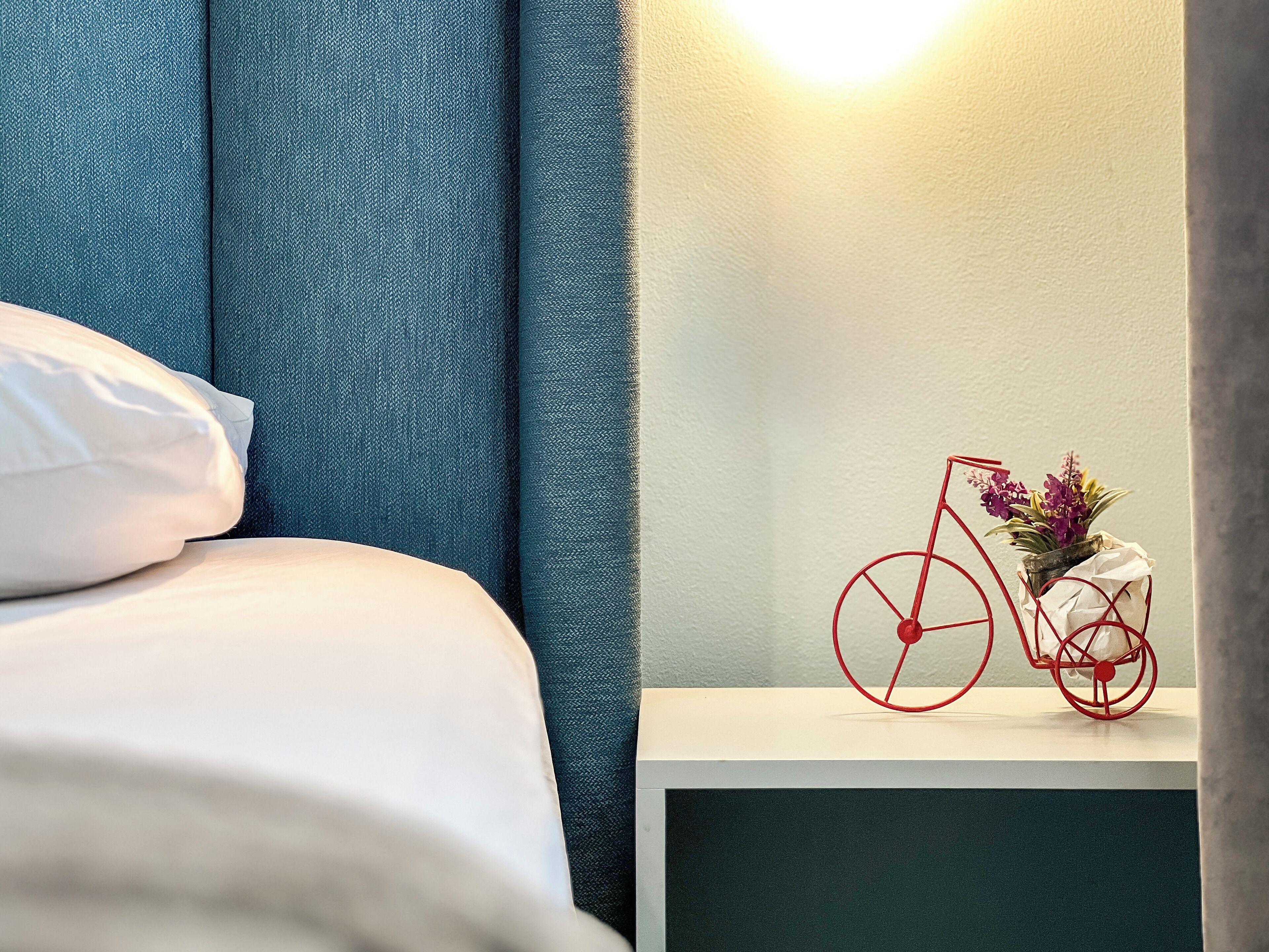 Habitación Confort doble, vistas a la ciudad | Cortinas opacas, wifi gratis, ropa de cama