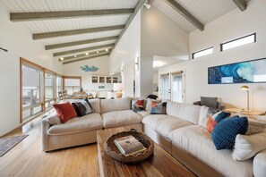 Smart TV, chimenea y reproductor de DVD 