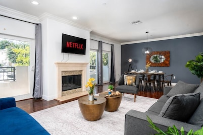 Stylish Home Prime Location with Fireplace & Patio