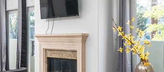 Stylish Home | Prime Location + Fireplace | Patio