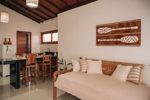 Flat-screen TV - Apartamento Novo ao lado da Rua Mucugê (Porto Seguro)