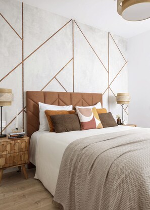 1 soverom, strykejern/-brett, wi-fi (inkludert) og sengetøy