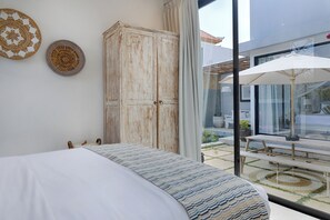 Villa, 2 Schlafzimmer, eigener Pool | Ausblick vom Zimmer