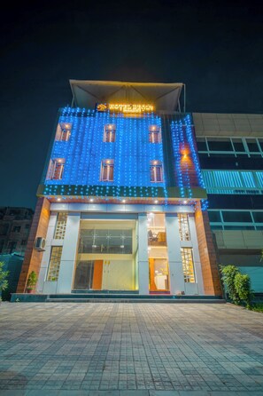 Majoituspaikan julkisivu