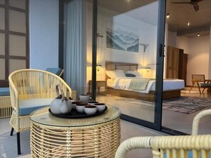 Doppelzimmer, Balkon, Bergblick | Aussenbereich