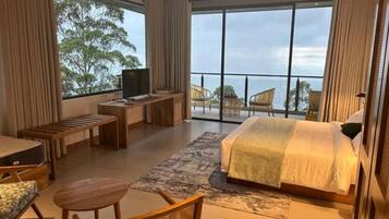 Chambre Triple Deluxe, balcon, vue montagne | Wi-Fi gratuit