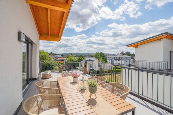 Penthouse, 3 Schlafzimmer, Balkon | Terrasse/Patio