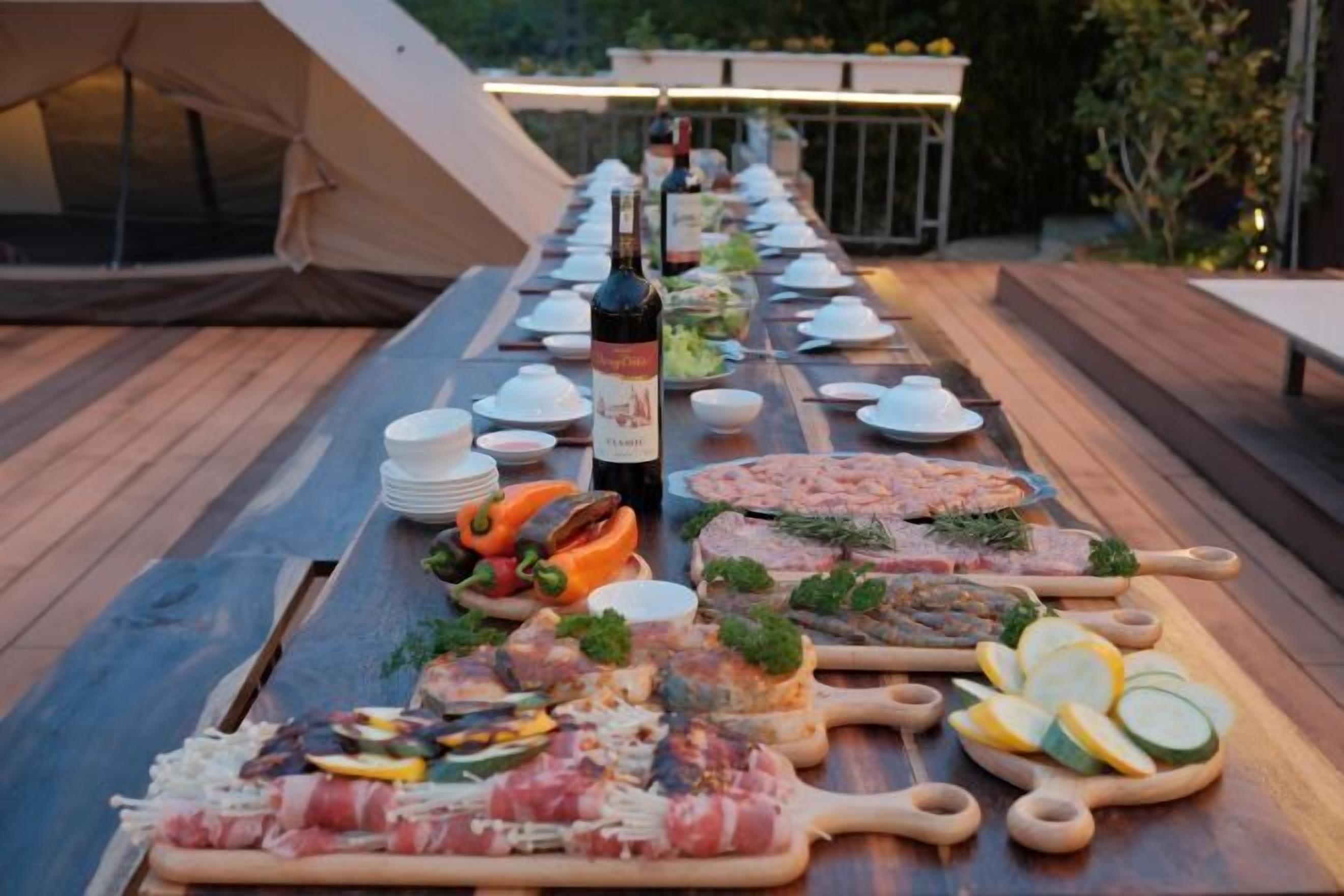 Servei de restauració a l'aire lliure