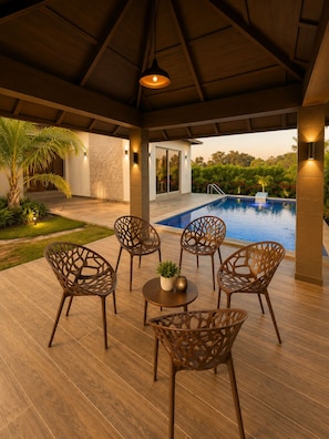 Luxe villa | Terras