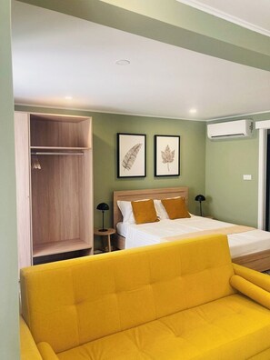 1 soverom, strykejern/-brett, wi-fi og sengetøy