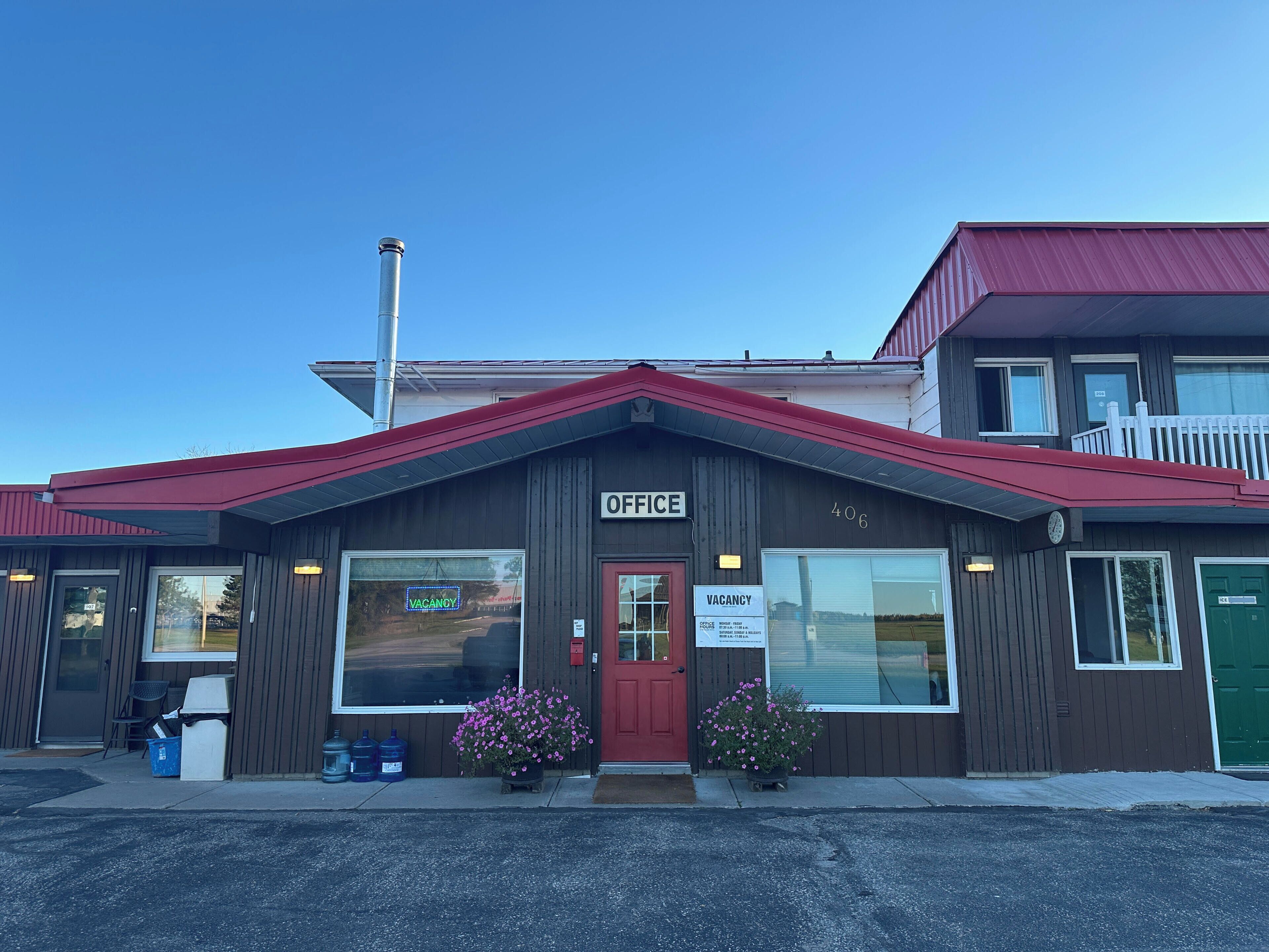 Façade de l’hébergement