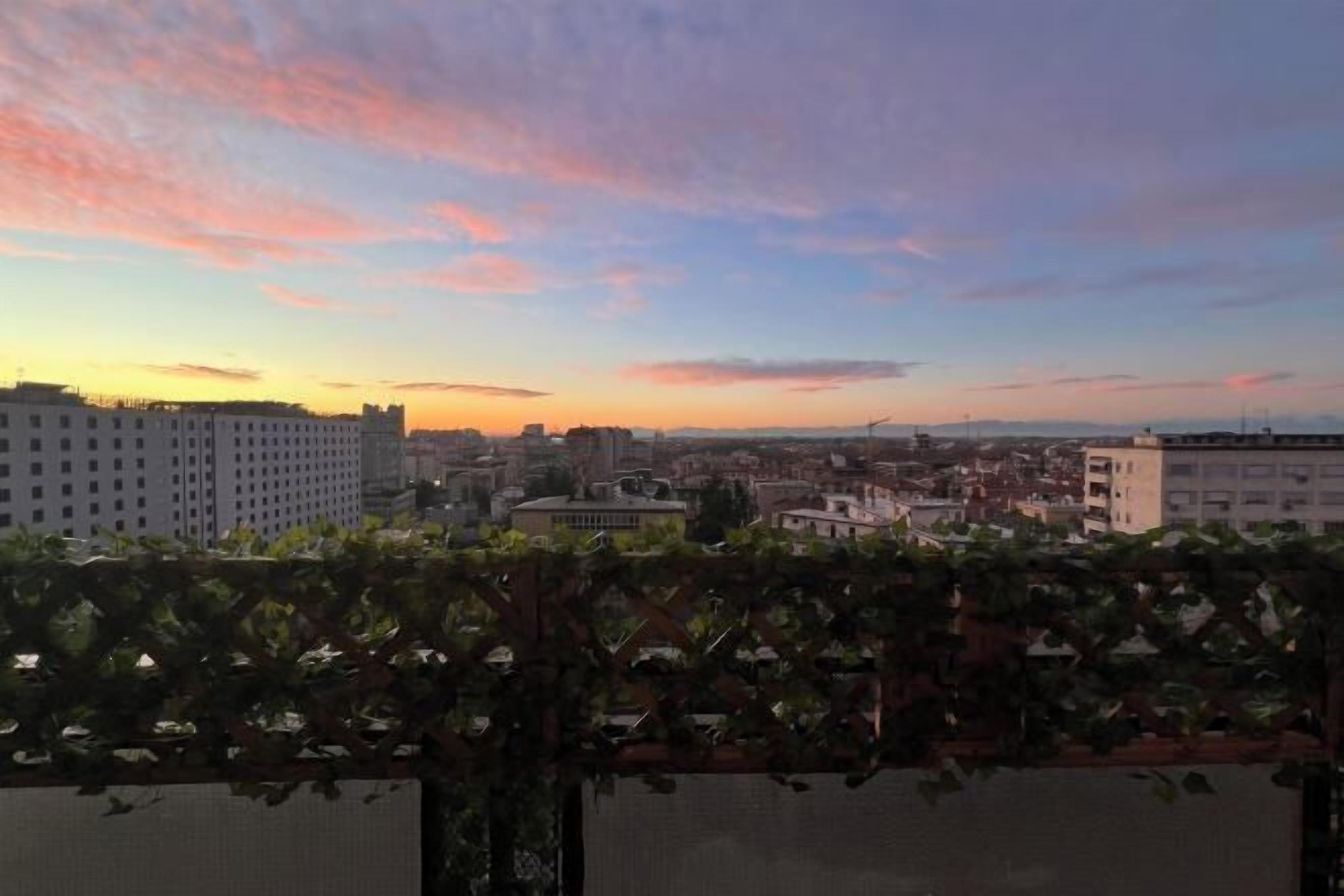 Blick von der Unterkunft