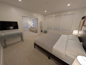 Desk, iron/ironing board, travel crib, free WiFi