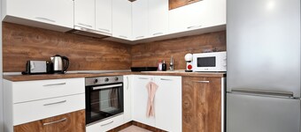 Modern style 3 room apartment with private parking