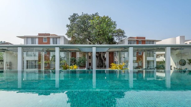 Unclassified image, 1 of 31, button - Chic 2bhk With Rooftop Pool Near Coco Beach (Nerul)