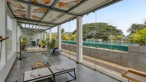 Unclassified image, 2 of 31, button - Chic 2bhk With Rooftop Pool Near Coco Beach (Nerul)