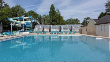 Indoor pool, seasonal outdoor pool