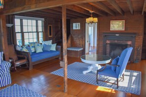 Smart TV - Rustic Oceanfront Retreat with Private Beach and Expansive Deck (Dennis)