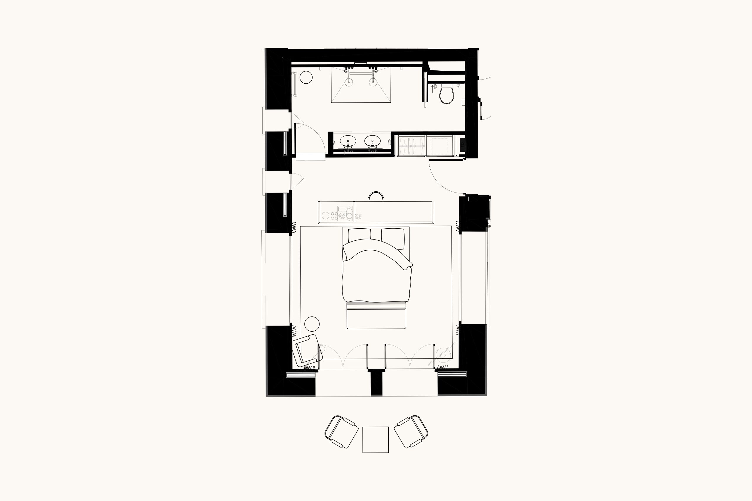 Delos Suite | Floor plan