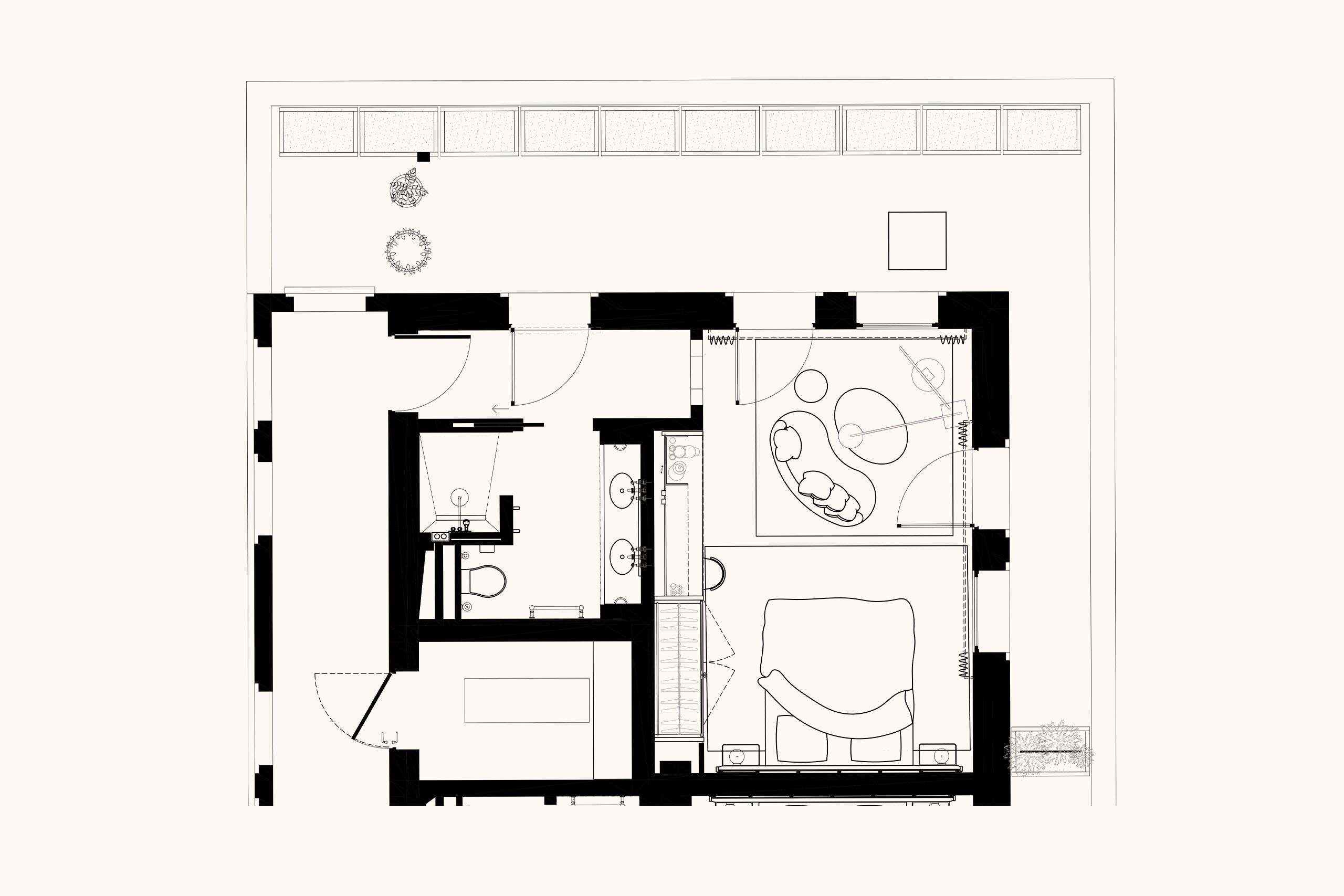 Soukana Terrace Suite | Floor plan