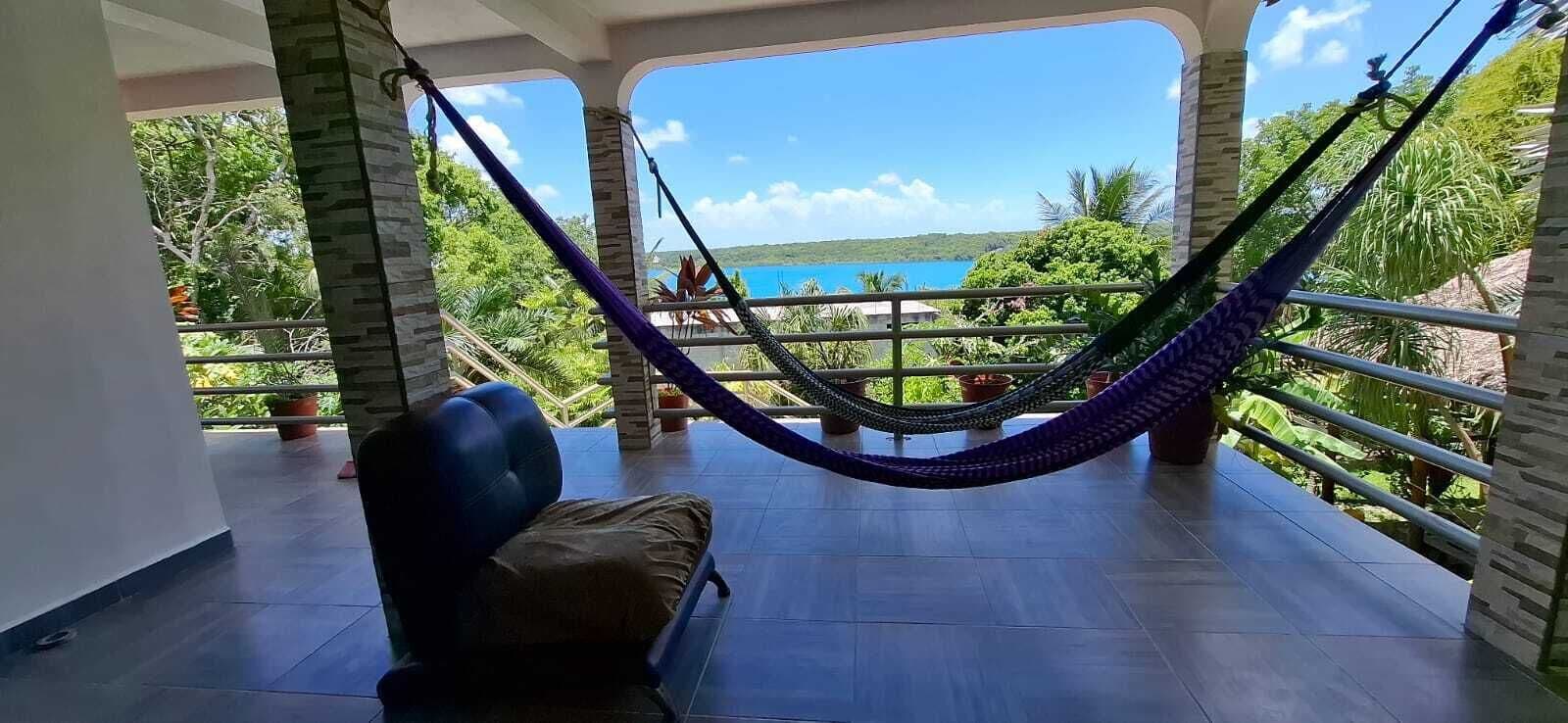 Family Double Room, Balcony, Lagoon View | Terrace/patio