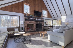 تلفزيون، مدفأة