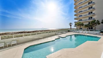 Appartamento Signature, 2 camere da letto, animali ammessi, vista spiaggia | Vista balcone