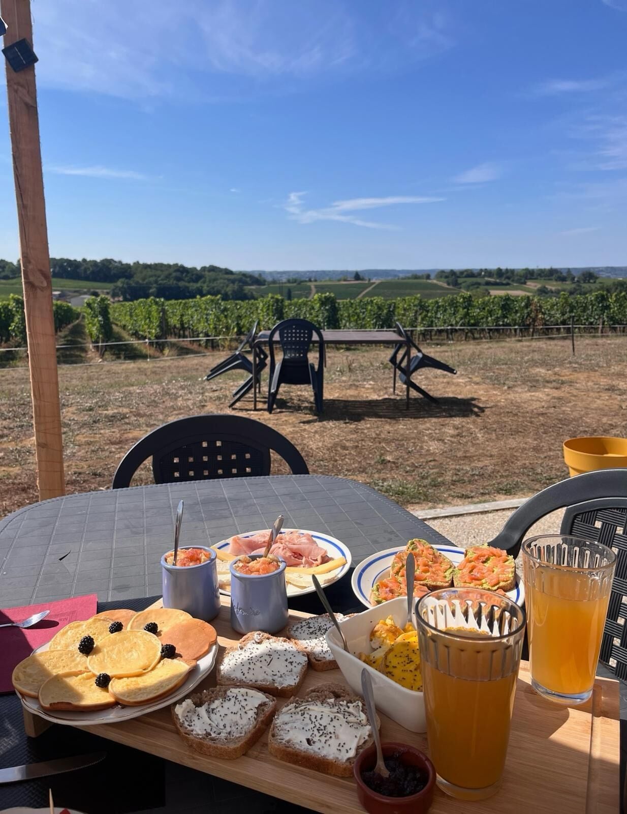 Petit déjeuner composé de spécialités régionales compris tous les jours