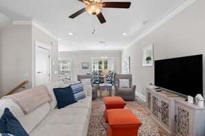 House, Multiple Beds (Living Waters at Summer Salt) | Living area | TV - Living Waters at Summer Salt (Orange Beach)