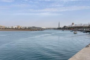 Udsigt fra overnatningsstedet